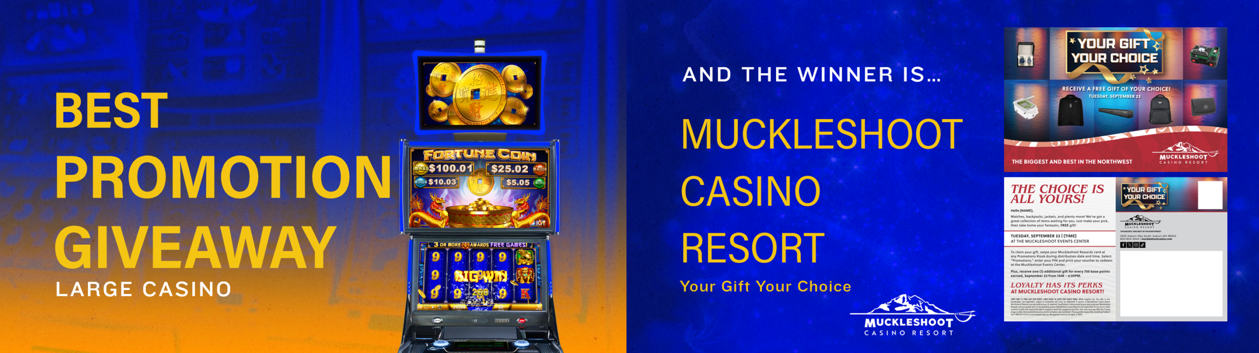 Best Promo Giveaway - Large Casino